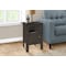 Monarch Specialties Accent Table, Side, End, Nightstand, Lamp, Storage, Living Room, Bedroom, Brown Laminate I 2145 - alternate 3